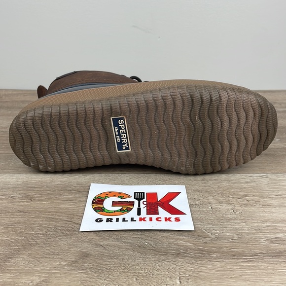 Men’s Sperry Breakwater Boot Memory Foam Brown/Navy - Picture 5 of 5